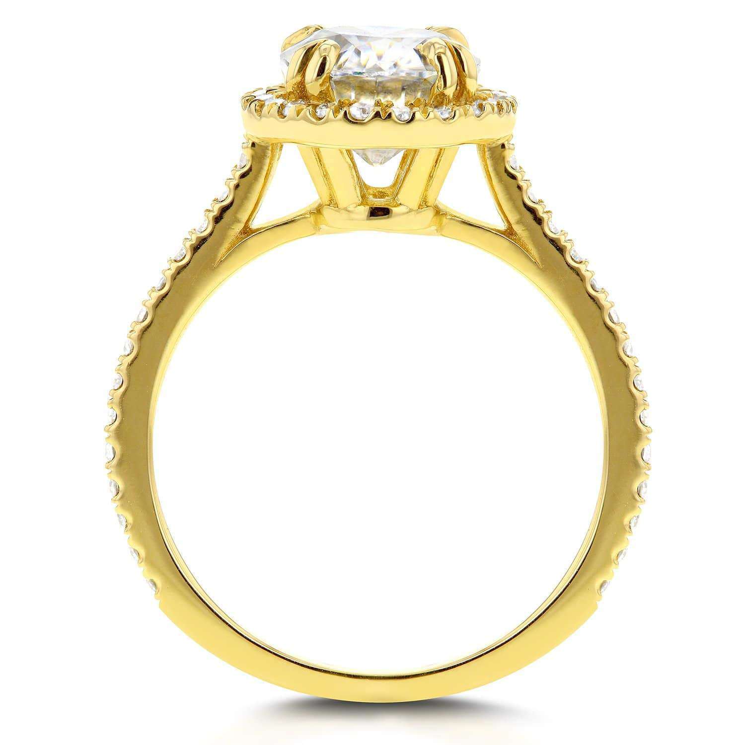 1.8 Carat Moissanite Oval Original Ring