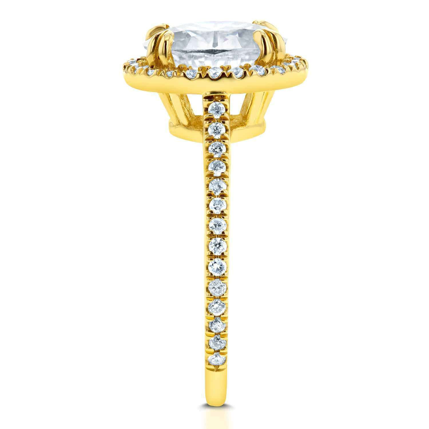 1.8 Carat Moissanite Oval Original Ring