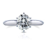 Kobelli 1-1/2ct Oval 6-Prong Solitaire