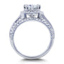 Kobelli Forever One DEF Moissanite & Diamond Star Halo Bridal Set 1 5/8 CTW 14k White Gold (3 Piece Set)