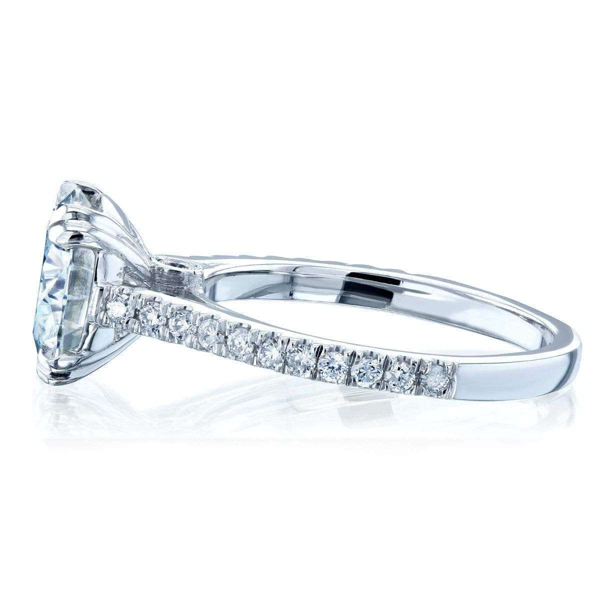 Kobelli Round Moissanite Ring 14k White Gold (2 1/5 CTW)