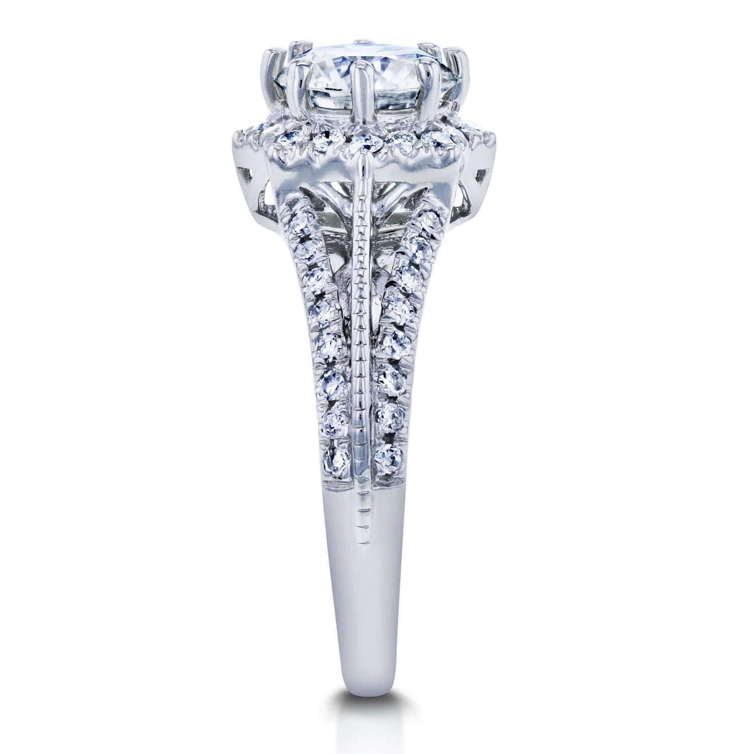 Vintage Web Halo Ring