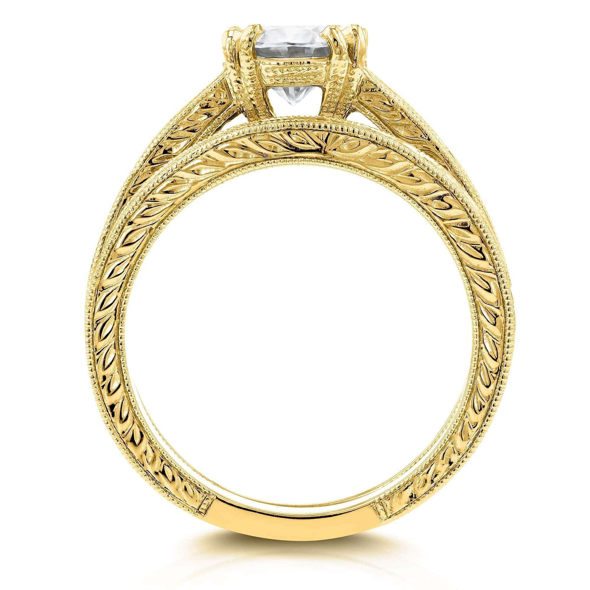 1.45 Carat Moissanite Augustina Bridal Set (DEF/VS)