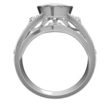 Bezel Low Set Vintage Ring (Multiple Center Options)